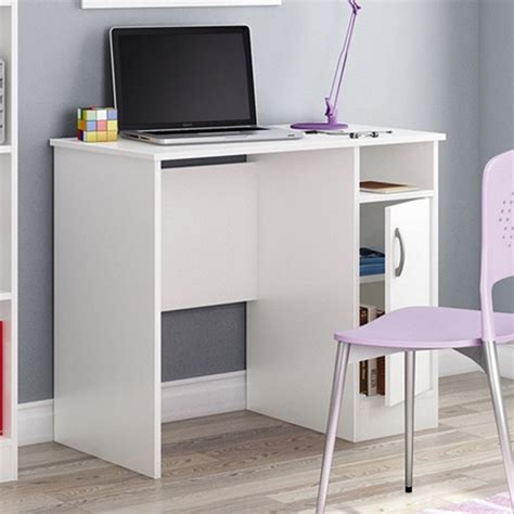 White Computer Desk Great For Small Home Office Space