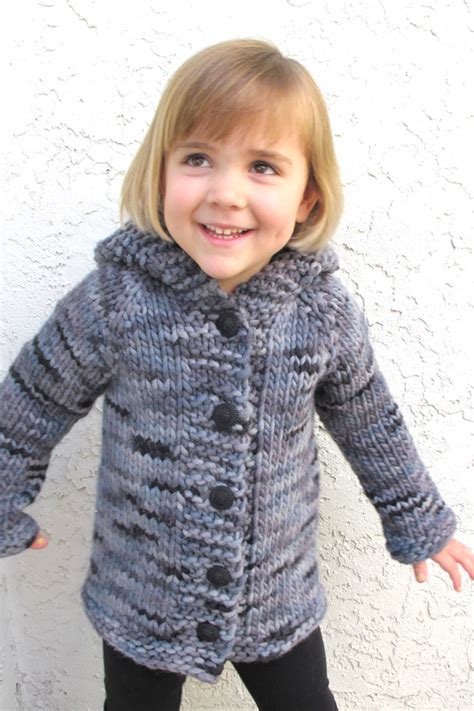 126 Childrens Bulky Top Down Coat Knitting Pure And Simple