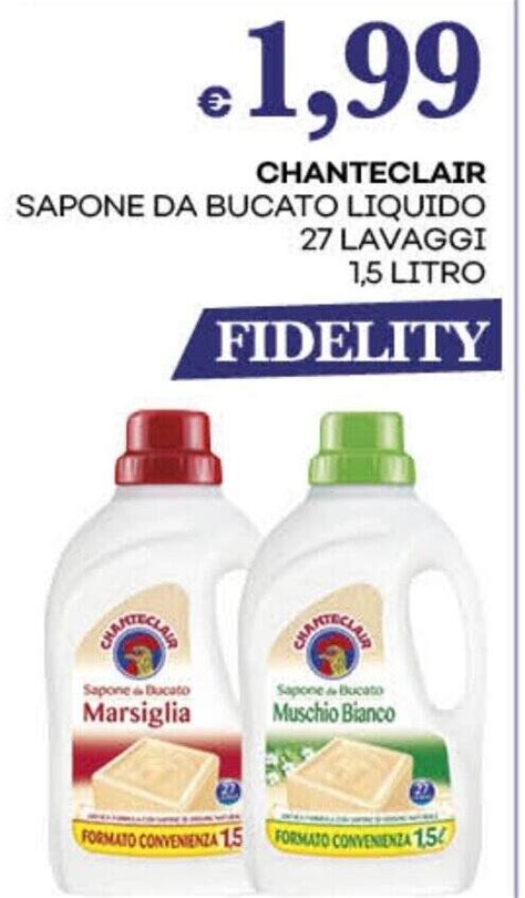 Chanteclair Sapone Da Bucato Liquido 27 Lavaggi 15 Litro Offerta Di Pilato