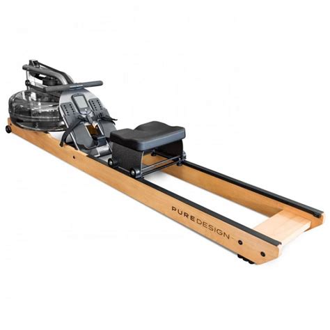 Wooden Rowing Machine With Water Resistance Vr2 Decathlon