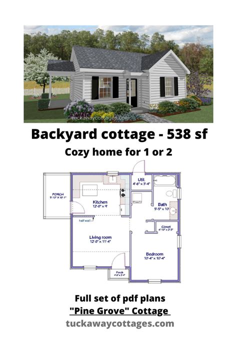 Pin By Tuckaway Cottages On Backyard Cottages Backyard Cottage Small