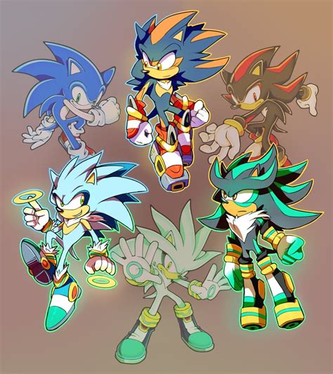 Fan Art Fusion Of Sonic Shadow And Silver Reminds Me Of Chakra Xs