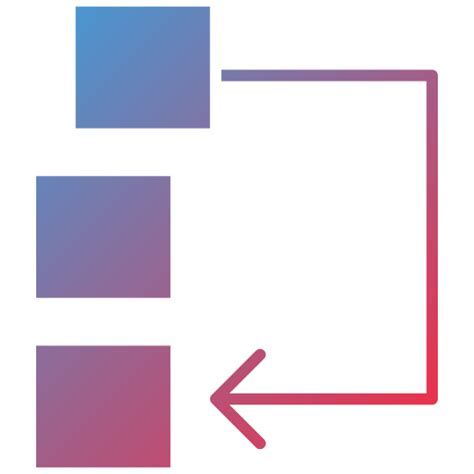 Arrange Generic Flat Gradient Icon