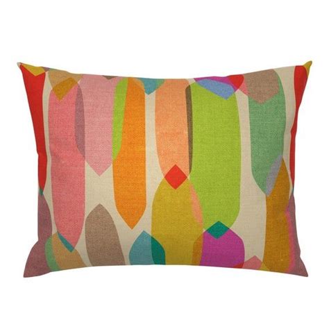 Mid Century Pillow Sham Mid Century Droplets By Ceciliamok Etsy