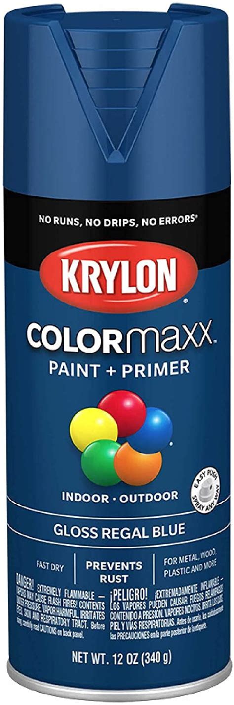 Krylon K05535007 Colormaxx Spray Paint And Primer For Indooroutdoor