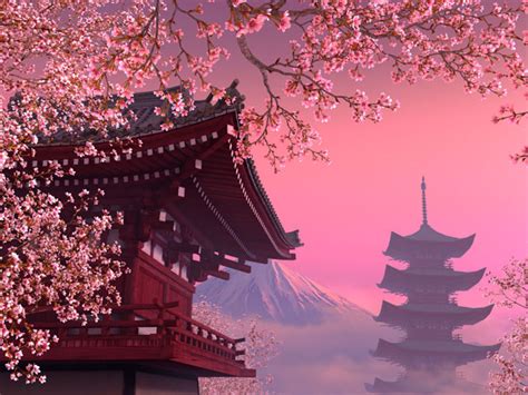 Nature 3d Screensavers Blooming Sakura 3d Screensaver With Cherry