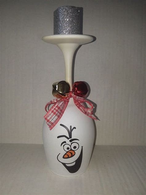 Snowman Candle Holder Wine Glass Candle Holder Candle Holders