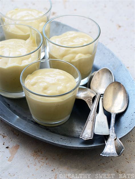 Lemon Vanilla Bean Custard Healthy Sweet Eats