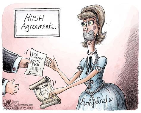 Political Cartoon Us Trump Evangelicals Supreme Court Neil Gorsuch