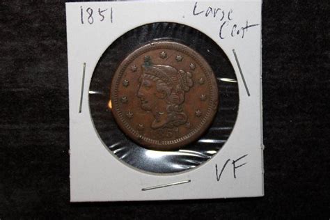 Auction Ohio 1851 Liberty Head Large Cent