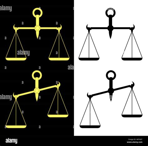 Balance Scales Stock Vector Images Alamy