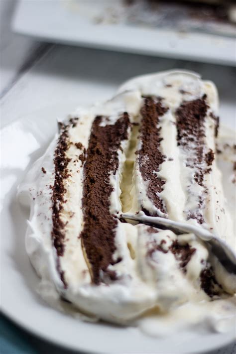 Easy Chocolate Vanilla Ice Cream Cake With Ice Cream Sandwiches