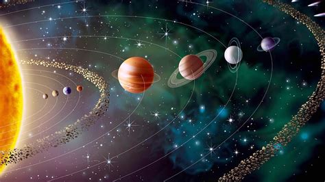 Animated 3d Solar System Wallpaper
