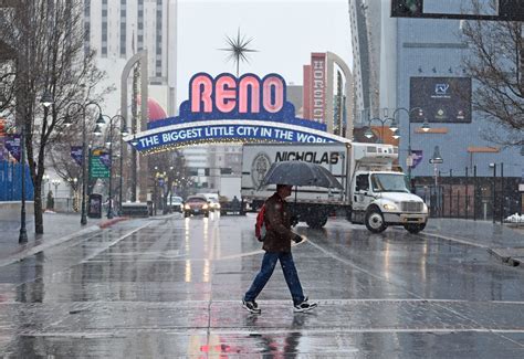 Reno Forecasters Winter Storm To Dump Snow Rain This Weekend