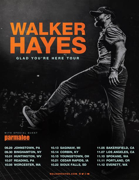 Walker Hayes Announces Headlining Arena Tour Glad Youre Here