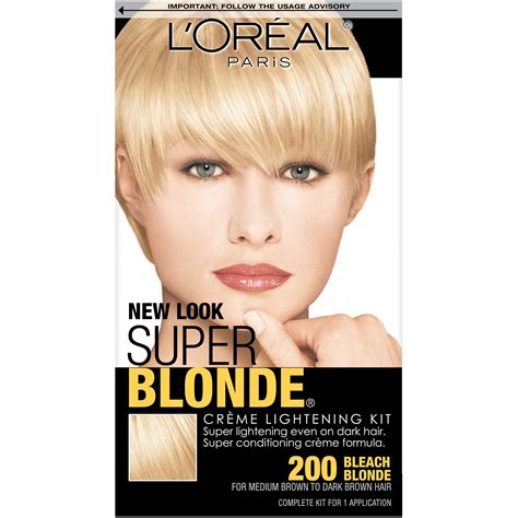 Loreal Paris Super Blonde Créme Lightening 200 Bleach Blonde 1 Kit