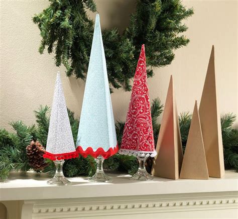 Craft Warehouse Blog Paper Mache Cone Whimsical Christmas Cone