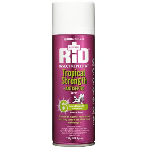 Rid Insect Repellent Tropical Strength Spray 150g Woolworths