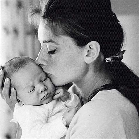 Audrey Hepburn With Son Sean Ferrer Audrey Hepburn Audrey Hepburn