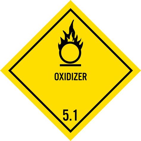 Fisherbrand Dot Shipping Labels Class Oxidizers And Organic