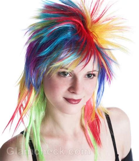 Rainbow Hair Color How To Dye Your Hair Rainbow