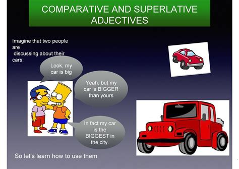 Use Of Comparative And Superlative Forms English Esl Powerpoints For