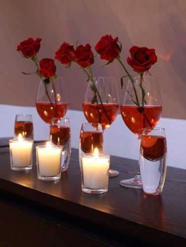 20 Romantic Candles Centerpieces For Valentines Day Table Decoration