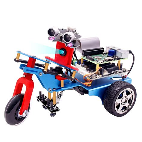 Raspberry Pi Trikebot Smart Robot Car Kit Programmable Learning With Hd