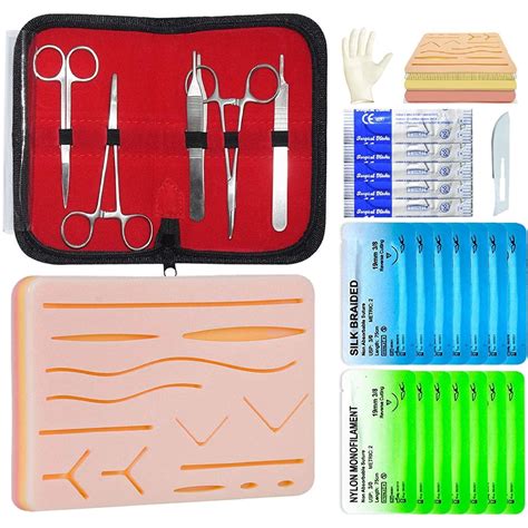 Surgical Suture Practice Kit For Suture Trainingincluding Large