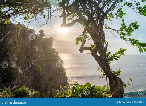 Beautiful Coastal Landscape In Bali Indonesia Stock Photo Image Of