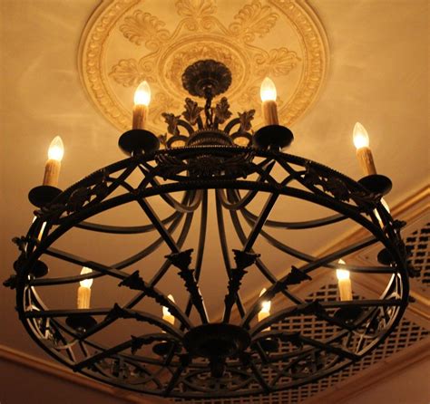 Replacement glass shades for chandelier. Old World wrought iron chandelier | Light Decorating Ideas ...