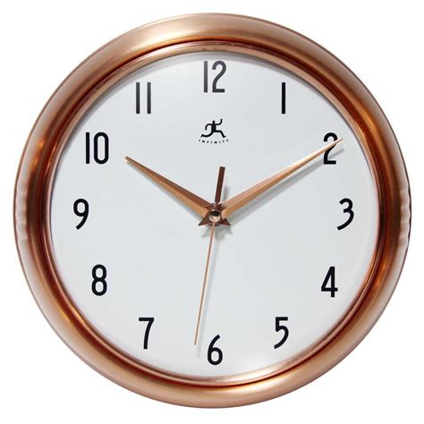 Infinity Instruments Copper Retro Wall Clock At