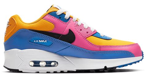 Reset answers help answers help Nike Air Max 90 Leather Multi-Color (GS) CD6864-700 | Geel