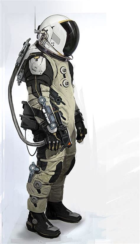 Cool Spacesuit Sci Fi Character Design Sci Fi Concept Art Sci Fi