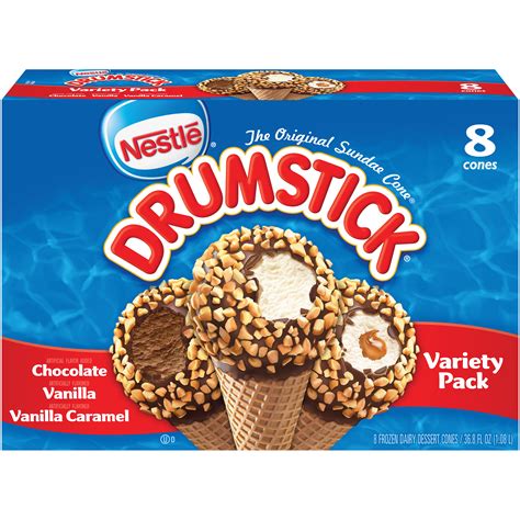 Nestle Nestle Drumstick Variety Pack Frozen Dairy Dessert Cones 368 Fl