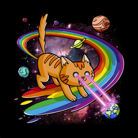 Maybe you would like to learn more about one of these? Cute Space Cat Eye Lasers and Rainbow Farts - Cat Laser ...