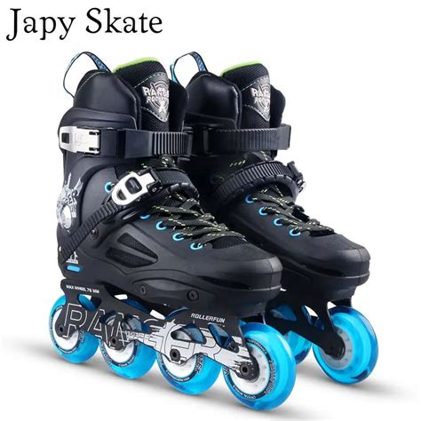 Japy Skate Inline Skates Falcon Professional Adult Roller Skating Shoes Slalom Sliding Free