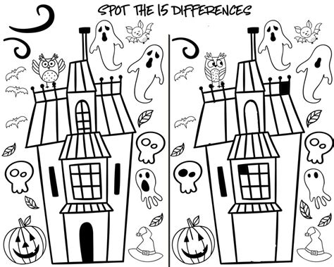 Free Halloween Activity Sheets For Kids