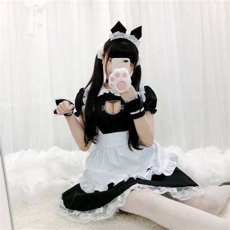 Cat Maid Outfit Maid Outfit Sweet Dress Cosplay Maid Costume Etsy