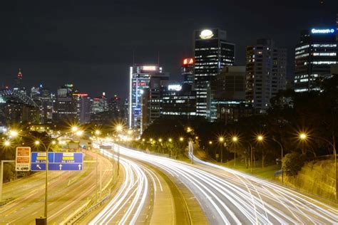 Free Images Road Skyline Traffic Night Highway City Skyscraper