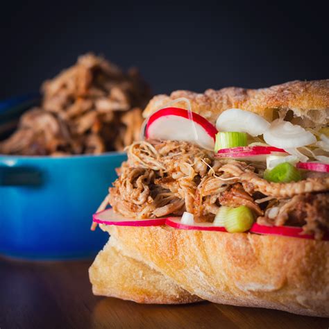 This instant pot pulled pork uses a pork shoulder that has been cut into chunks. Slow Cooker Pulled Pork Sandwich | Krumpli