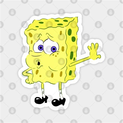 Tired Spongebob Meme Spongebob Meme Magnet Teepublic