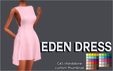Eden Dress The Sims 4 Cas Cc Eden Dress Sims 4 Mm Cc Sims 4