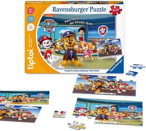 Ravensburger Tiptoi Spiel 00135 Puzzle Für Kleine Entdecker Paw