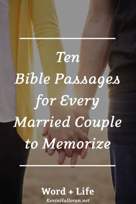 Ten Bible Passages For Every Married Couple To Memorize