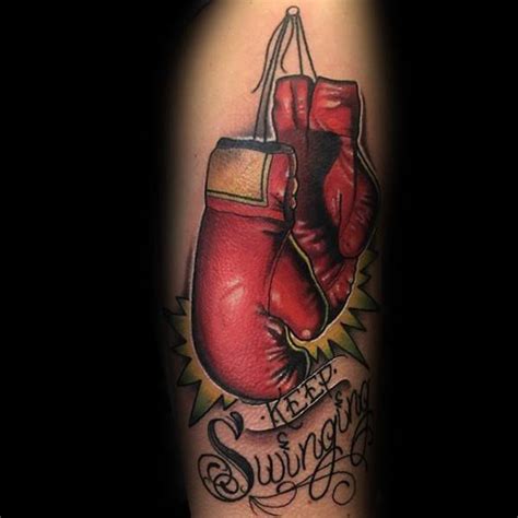 70 Boxing Gloves Tattoo Designs For Men Swift Ink Ideas Boxing