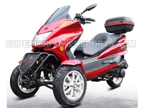 Some states do not allow 150cc or 250cc scooters on highways. 150cc Gas 3 Wheeler Trike Scooter