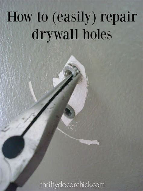 How To Easily Patch Holes Left By Anchors Home Renovation Home