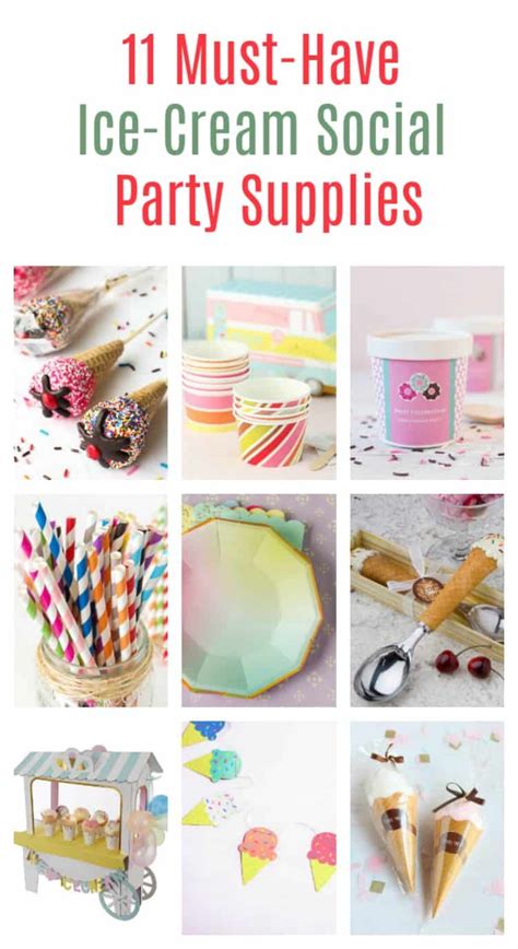 11 Ice Cream Social Party Supplies To Kick Your Bash Into Overdrive