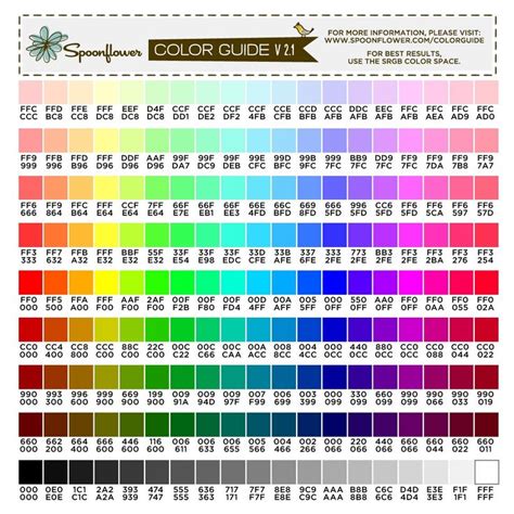 Colors Hex Codes 967